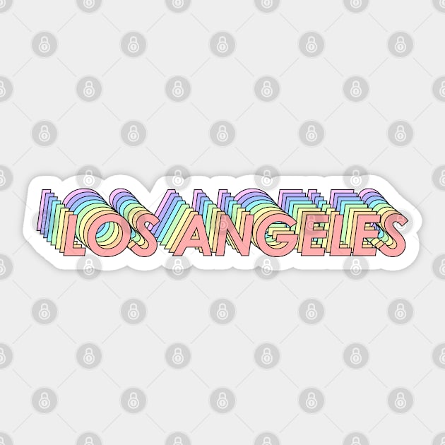 Los Angeles Sticker by laundryday